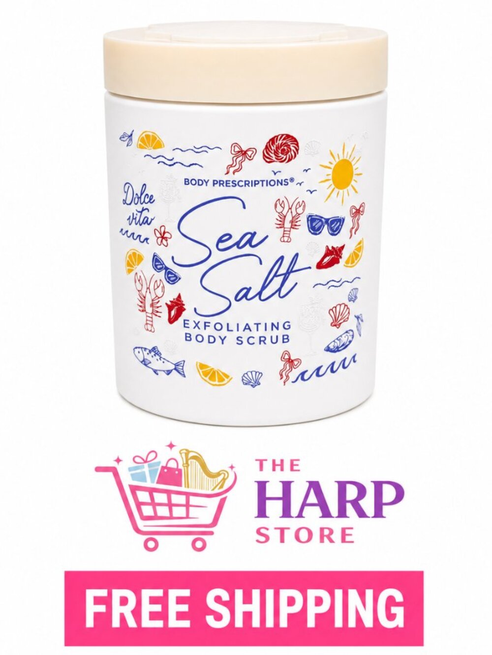 Body Prescriptions Sea Salt Exfoliating Body Scrub 23.6 oz